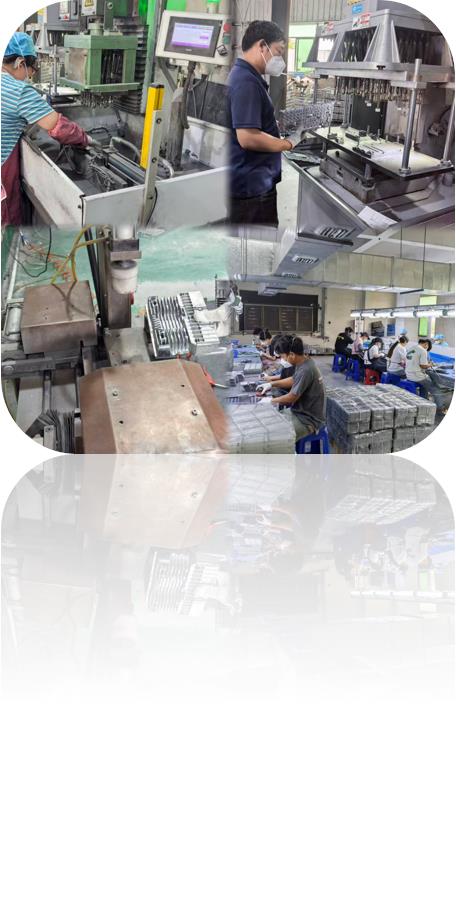 打磨披锋工序